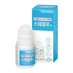 Lăn Khử Mùi Giảm Mồ Hôi Kháng Khuẩn Kwangdong Sweatclor Hàn Quốc 30ml