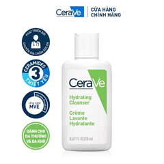 [Minisize] Sữa Rửa Mặt Cho Da Khô CeraVe Hydrating Cleanser 20ml