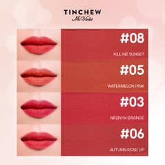 Son Thỏi Lì Dưỡng Mềm Mượt Hàn Quốc Tinchew Mad For Tint Color Stick 3.5g
