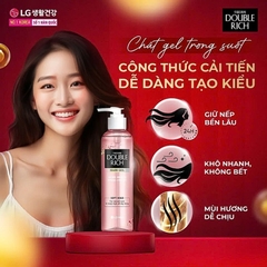 Gel Tạo Kiểu Tóc Double Rich Strong Giữ Nếp Uốn Tóc - Soft Giữ Nếp Tự Nhiên 250ml
