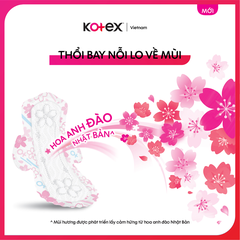 Băng Vệ Sinh Kotex Gardenia Deo+ Siêu Mỏng Cánh 23cm Gói 8 Miếng