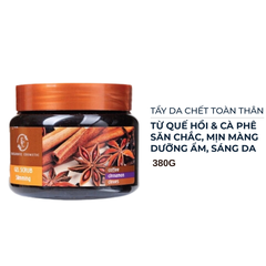 Tẩy Tế Bào Chết Body Toàn Thân Quế Hồi & Cà Phê Exclusive Cosmetic Gel Scrub Coffee & Cinnamon 380ml