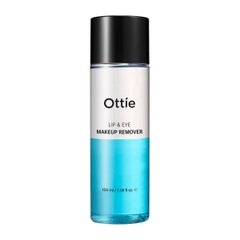 Nước Tẩy Trang Mắt Và Môi 2 Lớp Sạch Sâu Lớp Makeup Ottie Lip＆Eye Makeup Remover 100ml