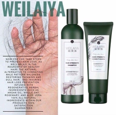 Bộ Dầu Gội Và Xã Gừng Weilaiya Hair Strength Shampoo & Conditioner 250ml & 400ml