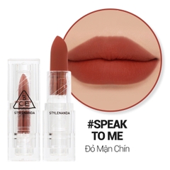 Son Thỏi Lì, Lên Màu Siêu Chuẩn 3CE Soft Matte Lipstick 3.5g