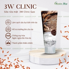 Sữa Rữa Mặt Làm Sạch Sâu Chiết Xuất Thiên Nhiên 3W Clinic Cleansing Foam Korea 100ml