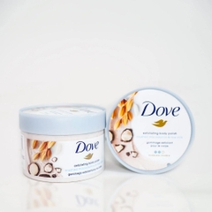 Tẩy Tế Bào Chết Toàn Thân, Sáng Da Dove Macadamia & Rice Milk (Bản Mỹ) 298g