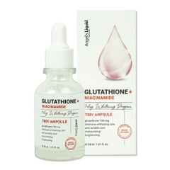 Tinh Chất Truyền Trắng Trị Nám Chuyên Sâu Angel's Liquid Glutathione + Niacinamide 700 V-Ampoule 30ml