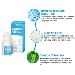 Lăn Khử Mùi Giảm Mồ Hôi Kháng Khuẩn Kwangdong Sweatclor Hàn Quốc 30ml