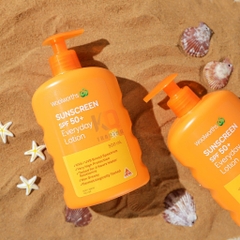 Kem Chống Nắng Phổ Rộng Bảo Vệ Da Của Úc Woolworths Sunscreen SPF 50+ Everyday Lotion 500mL/1000L