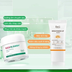 COMBO Dr.G R.E.D Blemish Clear Soothing​​​​​​​ Bonus Set (Kem Dưỡng 70mL + Kem Chống Nắng 20mL)