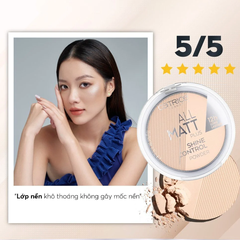 Phấn Phủ Dạng Nén Kiềm Dầu Catrice All Matt Plus Shine Control Powder 010 10g