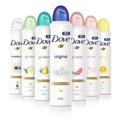 Xịt Khử Mùi Dove Dưỡng Da Mềm Mịn 150ml