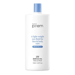 Kem Chống Nắng Toàn Thân Dịu Nhẹ Make P:rem UV Defense Me Daily Sun Fluid Sun SPF50+ PA++++ 150ml