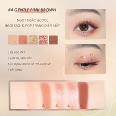 Bảng Phấn Mắt 5 Ô Bền Màu FOCALLURE Five Shades FA354 5g