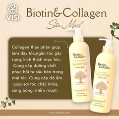 Bộ Gội Xả Biotin & Collagen Voudioty Professional - Màu Vàng Siêu Mượt 1000ml