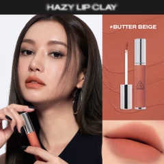 Son Kem Lì, Mịn Mượt Môi 3CE Hazy Lip Clay 4g