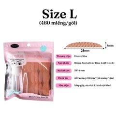 Dán Mí Lưới Tàng Hình Ren Lưới Không Cần Keo, Tự Nhiên Dream Kiss Kèm Bình Xịt 480M