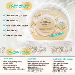 Mặt Nạ Banobagi Super Collagen Mask Wrinkle Improvement & Brightening 30g