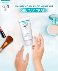 Gel Tẩy Trang Cấp Ẩm Chuyên Sâu Curél Intensive Moisture Care Makeup Cleansing Gel 130g