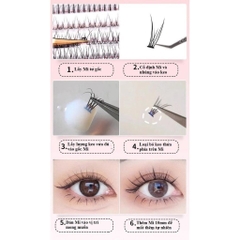 Mi Giả Tự Nhiên Mềm Nhẹ MKS Sweet 5 Cặp