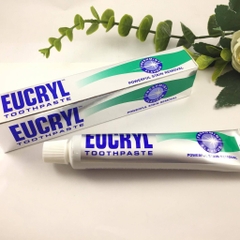 Kem Đánh Trắng Răng Hương Bạc Hà Thơm Mát Eucryl Toothpaste Freshmint 62g