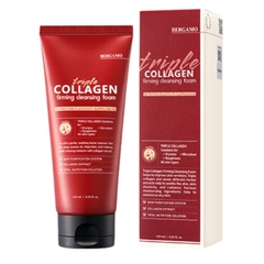 Sữa Rửa Mặt Săn Chắc Bergamo Triple Collagen Cleansing Foam 120ml