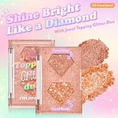 Phấn Mắt 2 Màu I'm Meme Jewel Topping Glitter Duo Eye Shadow 3g