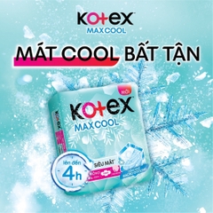 Băng Vệ Sinh Kotex Max Cool Siêu Mỏng Cánh Gói 8 Miếng