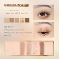 Bảng Phấn Mắt 5 Ô Bền Màu FOCALLURE Five Shades FA354 5g