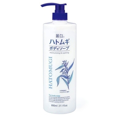 Sữa Tắm Hatomugi Chiết Xuất Ý Dĩ Làm Sáng Da Moisturizing & Washing 800ml