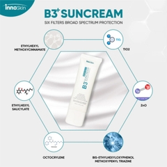 Kem Chống Nắng Nâng Tone Dưỡng Trắng Cho Da Khô Innoskin B3 SPF50+ PA++++ 50ml