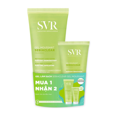 Sữa Rửa Mặt Dạng Gel Không Chứa Xà Phòng Dành Cho Da Dầu SVR Sebiaclear Gel Moussant