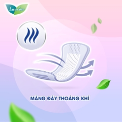 Băng Vệ Sinh Laurier Active Fit Phân Tử Bạc 2 Tác Động 18 Miếng