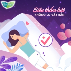 Băng Vệ Sinh Laurier Safety Night Ban Đêm 40cm 8 Miếng