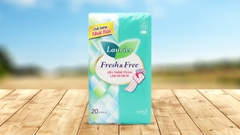 Băng Vệ Sinh Laurier Fresh & Free Siêu Mỏng Có Cánh 20 Miếng