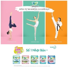 Băng Vệ Sinh Siêu Mỏng Cánh Mát Lạnh Laurier Super Slimguard Cool 22.5cm - 16 Miếng