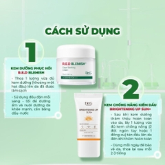 COMBO Dr.G R.E.D Blemish Clear Soothing​​​​​​​ Bonus Set (Kem Dưỡng 70mL + Kem Chống Nắng 20mL)