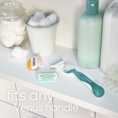 Dao Cạo Cho Nữ Cao Cấp Gillette Venus Smooth 2UP (1 Cán + 2 Lưỡi)