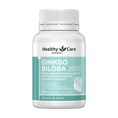 Viên Bổ não Ginkgo Biloba Healthy Care 100 viên