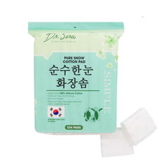 Bông Tẩy Trang 100% Cotton Mềm Mịn, Êm Ái Dr.Sera Pure Snow Cotton Pad 234 Miếng