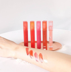 Son Tint Bóng Siêu Lì Có Màu Son Black Rouge Half N Half Water Glow 3.5g
