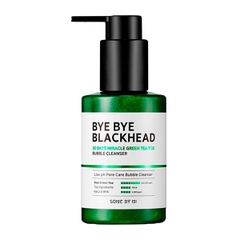 Sữa Rửa Mặt Some By Mi Sủi Bọt Làm Giảm Mụn Đầu Đen Bye Bye Blackhead 30 Days Miracle Green Tea Tox Bubble Cleanser 120ml
