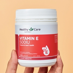 Viên uống bổ sung Vitamin E Healthy Care 500IU 200v
