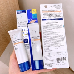 Kem trang điểm chống nắng, nâng tone Transino Whitening CC Cream SPF50+ PA++++