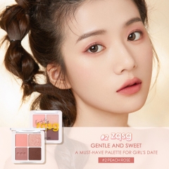 Phấn Mắt 4 Ô Nhiều Màu Nhũ Lì Sắc Tố Cao Focallure FA177 4.8g