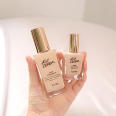 (Tặng kèm cọ) Kem nền Clio Kill Cover Glow Foundation 15g