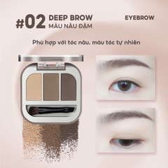 Phấn Kẻ Mày Judydoll Trang Điểm 3 Ô 2g