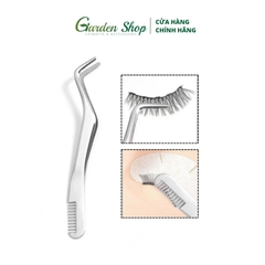 Nhíp Gắp Lông Mi Bằng Thép Không Gỉ Kèm Lược Chải Tiện Dụng