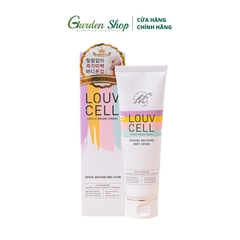Sữa Dưỡng Thể Trắng Da, Make Up Body LouvCell Crystal Whitening Body Lotion 120ml